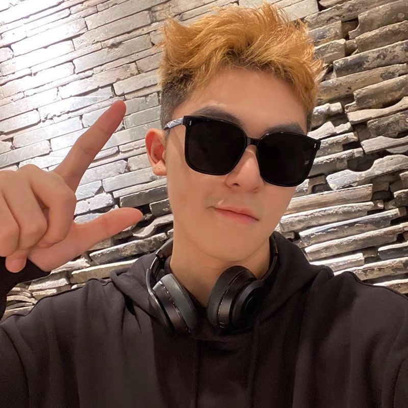 Polarized Korean Style Trendy Couples Anti-ultraviolet Street Shooting Thin Glasses