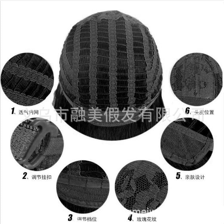 Bianca Lace Front  Middle-Part Short Curly Wig