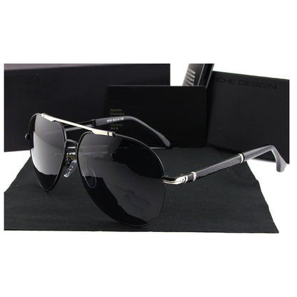 Polarized Sunglasses Men&#039;s Toad Mirror New Fashion Versatile Retro Cool Driving Sunglasses Glasses