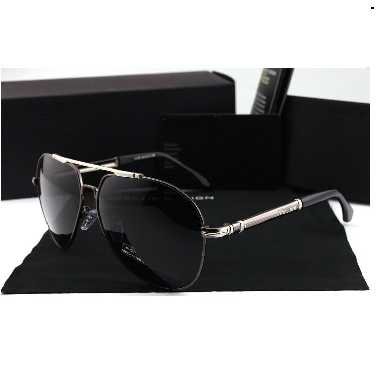 Polarized Sunglasses Men&#039;s Toad Mirror New Fashion Versatile Retro Cool Driving Sunglasses Glasses