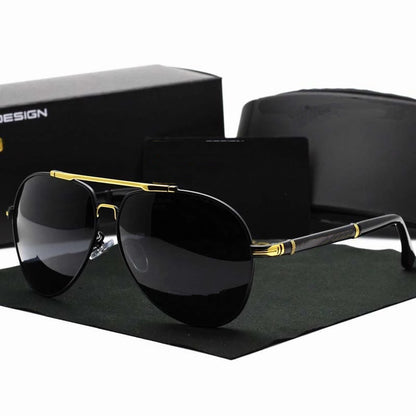 Polarized Sunglasses Men&#039;s Toad Mirror New Fashion Versatile Retro Cool Driving Sunglasses Glasses