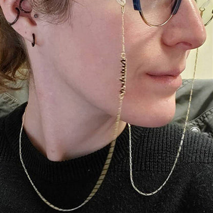 New Stainless Steel English Name Custom Glasses Chain