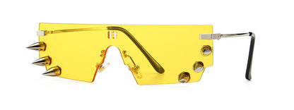 New Modern Retro Punk Rivets Exaggerated Funny Glasses