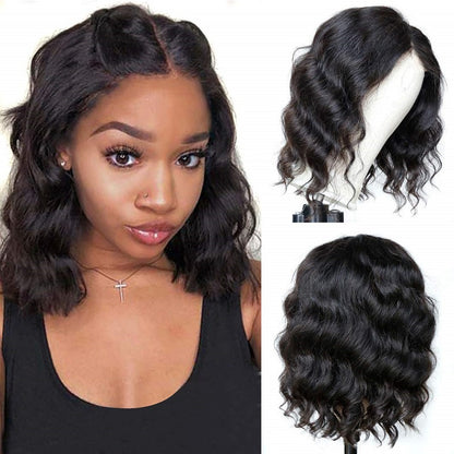 Bianca Lace Front  Middle-Part Short Curly Wig