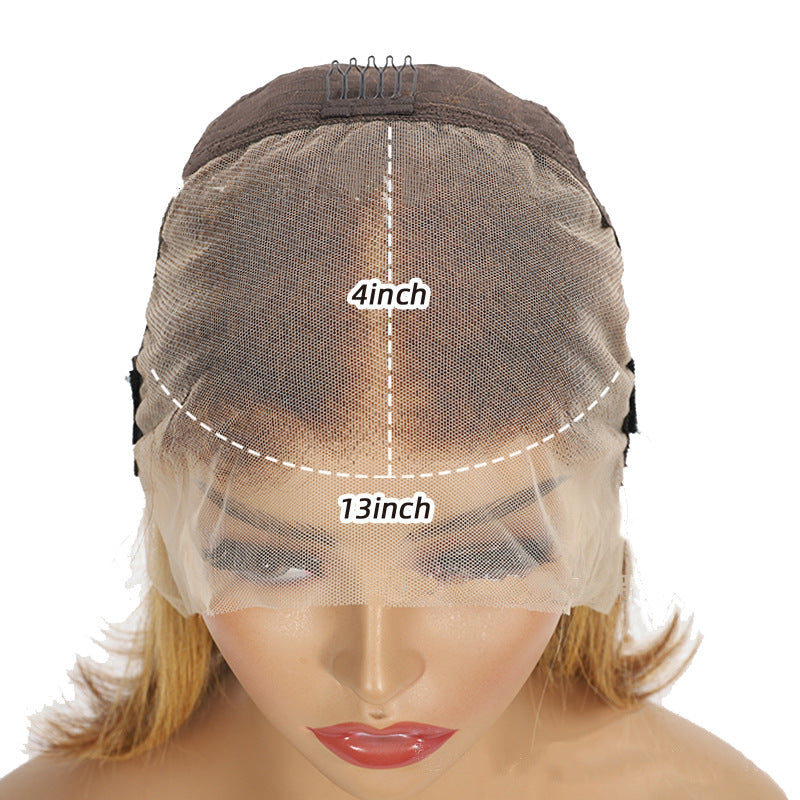 12inch 1B/350 Omber Wig 13*4 Lace Frontal Human Hair