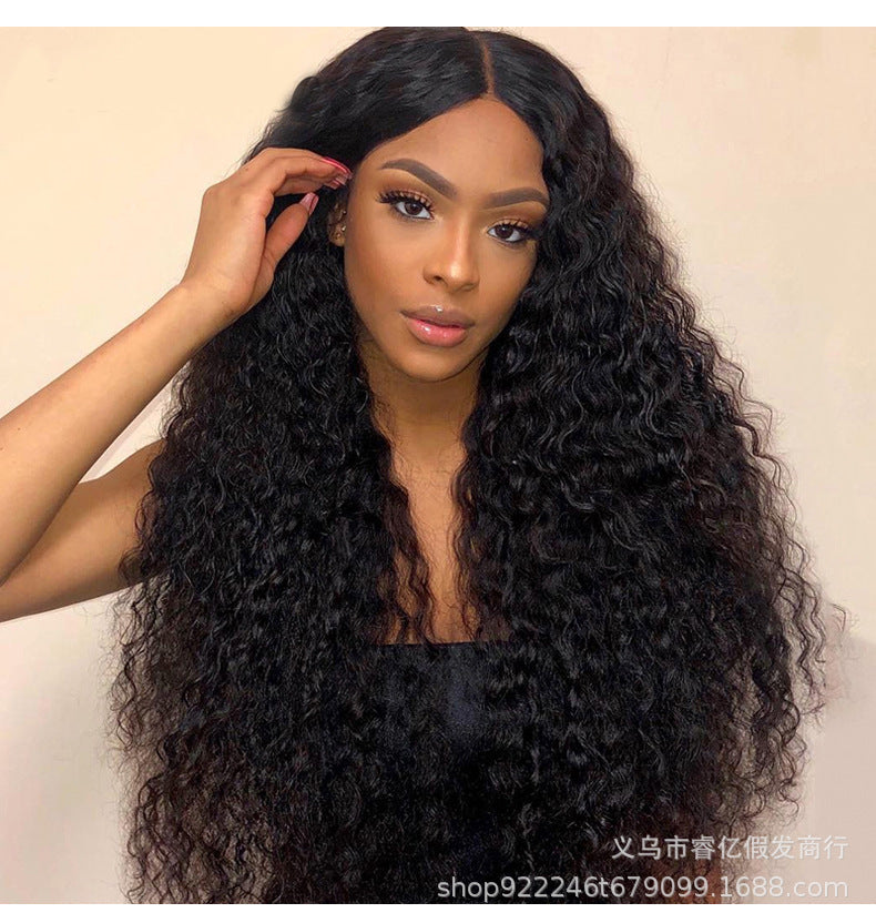 Amara Lace Front Middle-Part Small Curly Long Wig