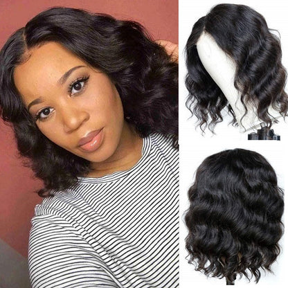 Bianca Lace Front  Middle-Part Short Curly Wig