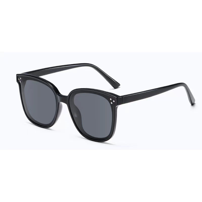 Three-point Sunglasses GM Square Frame Sunglasses Net Red Men And Women Black Glasses Ins Style  Glasses