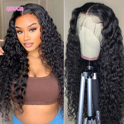 African Ladies Small Curly Wig Female Long Curly Hair Explosive Head High Temperature Silk Small Curly Hair African Cross-border Wig Source