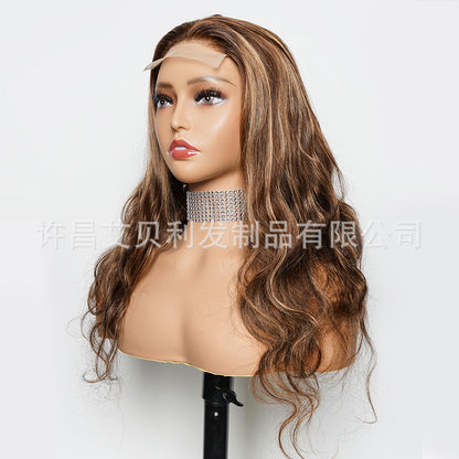 P4/27 Body Wave 10A 4 × 4 Highlight Front Lace Wig
