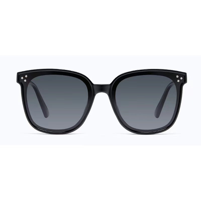 Three-point Sunglasses GM Square Frame Sunglasses Net Red Men And Women Black Glasses Ins Style  Glasses