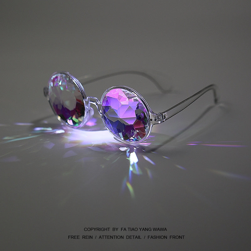 A Kaleidoscope Mirror Glasses