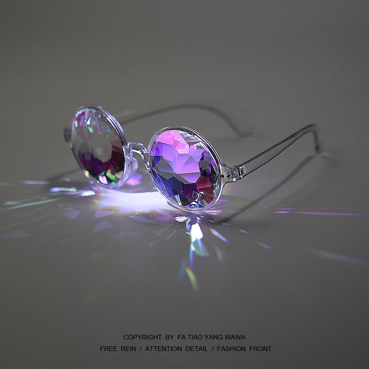 A Kaleidoscope Mirror Glasses