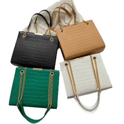 Versatile And Fashionable Commuting Chain Armpit Bag 2023 Early Spring New Style Textured Single Shoulder Crossbody Bag Large Capacity Small Square Bag